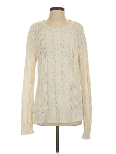 Pre-owned Nautica Pullover Sweater In Ivory