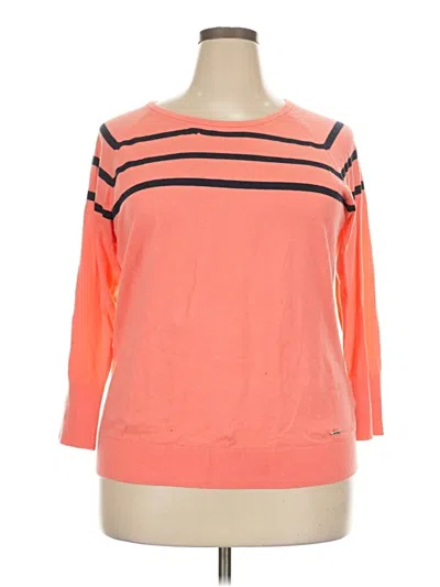 Pre-owned Nautica Pullover Sweater In Orange