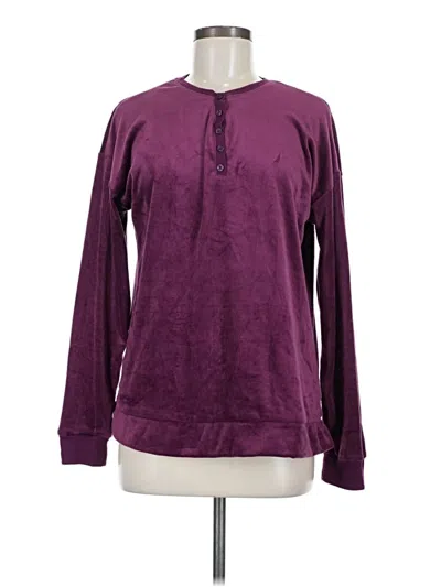 Pre-owned Nautica Pullover Sweater In Purple