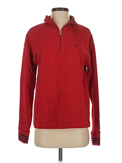 Pre-owned Nautica Pullover Sweater In Red