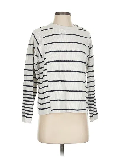 Pre-owned Nautica Pullover Sweater In White