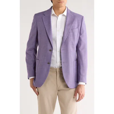 Nautica Purple Crosshatch Stretch Sport Coat In Pink