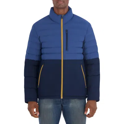 Nautica Quilted Midweight Stretch Jacket In Multi