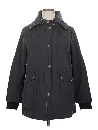 Pre-owned Nautica Raincoat In Black
