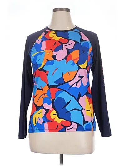Pre-owned Nautica Rash Guard In Blue
