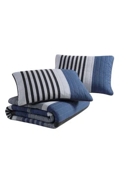 Nautica Rendon Quilt & Sham Set In Charcoal