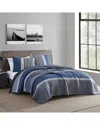 Nautica 136 Thread Count Rendon Reversible Quilt Set