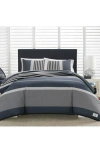 Nautica Rendon Charcoal Twin Comforter Set In Charcoal