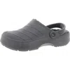 Nautica River Coast Womens Slip On Ankle Strap Slide Sandals In Grey