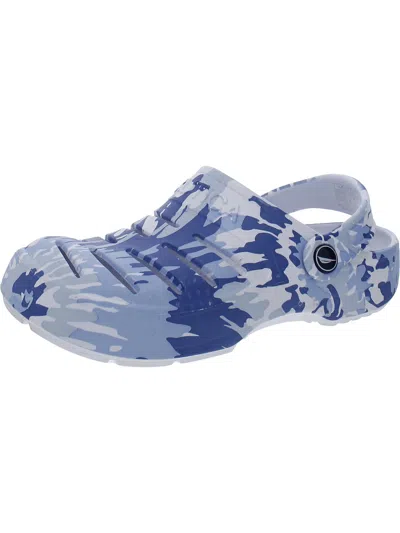 Nautica River Edge Womens Closed Toe Clogs Slingback Sandals In Blue