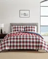 Nautica Rosedale Embossed Comforter Sets In Red Sail,navy