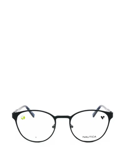 Nautica Round-frame Glasses In Black