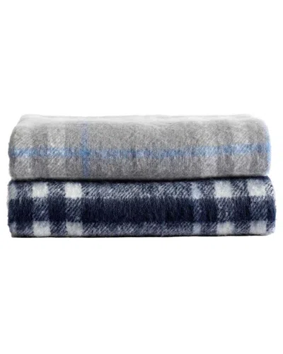 Nautica Ryan Cove Plaid Plush Throw Blanket