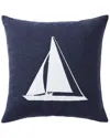Nautica Sailboat Horizons Navy Decorative Pillow In Blue