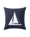 Nautica Sailboat Horizons Navy Decorative Pillow In Navy