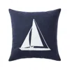 Nautica Sailboat Horizons Navy Decorative Pillow In Blue