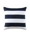 Nautica Sailor Stripe Printed Decorative Pillow In Blue
