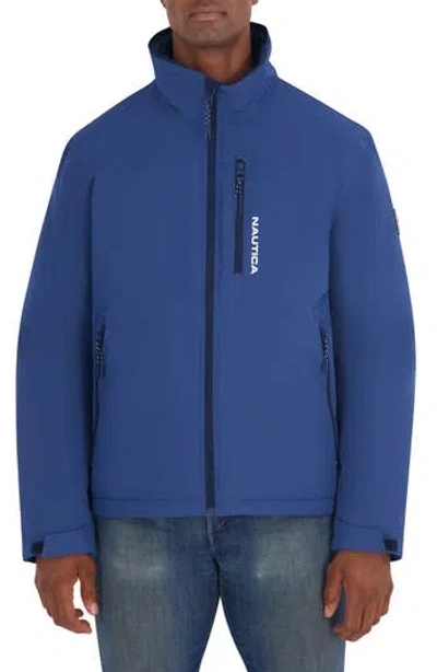 Nautica Seam Sealed Sailing Jacket In Blue