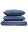 Nautica Seashore Stitch Enzyme Washed Reversible Quilt Set