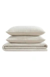 Nautica Seashore Stitch King Quilt Sham Set In Beige