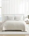 Nautica Seashore Stitch Washed 3-pc. Quilt Set, King In Beige