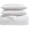 Nautica Seaside Floral Twin Comforter & Sham Set In White