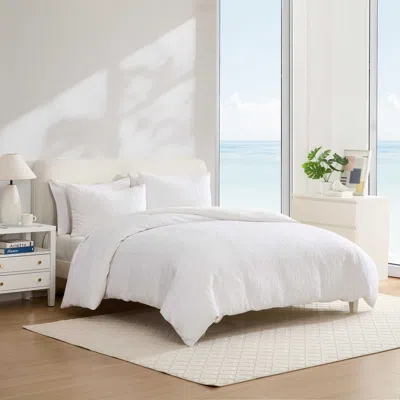 Nautica Seaside Floral White Twin Comforter-sham Set