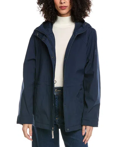 Nautica Short Rainwear Jacket In Blue