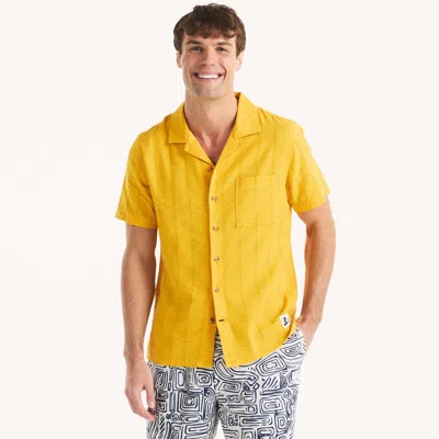 Nautica Short-sleeve Seersucker Camp Shirt