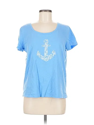 Pre-owned Nautica Short Sleeve T-shirt In Blue