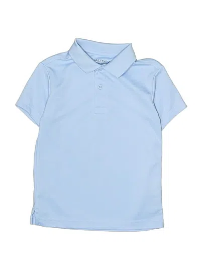 Pre-owned Nautica Kids' Short Sleeve Top Blue Tops