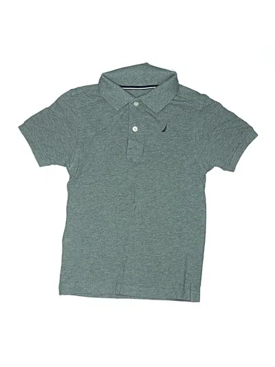 Pre-owned Nautica Kids' Short Sleeve Top Gray Tops