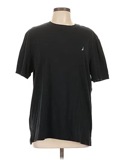 Pre-owned Nautica Short Sleeve T-shirt In Black