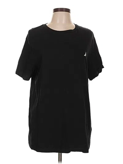 Pre-owned Nautica Short Sleeve T-shirt In Black