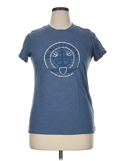 Pre-owned Nautica Short Sleeve T-shirt In Blue
