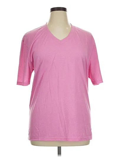 Pre-owned Nautica Short Sleeve T-shirt In Pink