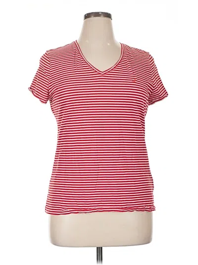 Pre-owned Nautica Short Sleeve T-shirt In Red