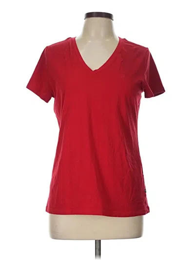Pre-owned Nautica Short Sleeve T-shirt In Red