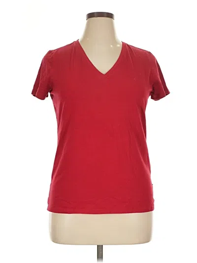 Pre-owned Nautica Short Sleeve T-shirt In Red