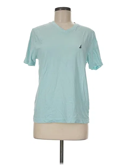 Pre-owned Nautica Short Sleeve T-shirt In Teal