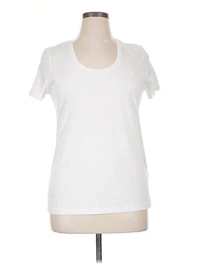 Pre-owned Nautica Short Sleeve T-shirt In White