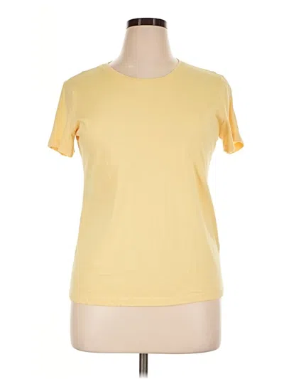 Pre-owned Nautica Short Sleeve T-shirt In Yellow