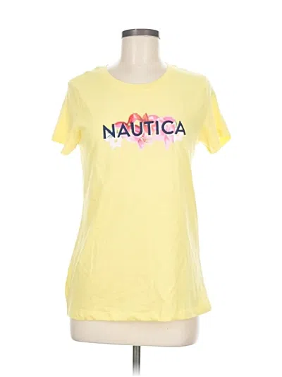Pre-owned Nautica Short Sleeve T-shirt In Yellow