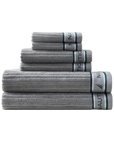 NAUTICA NAUTICA SIGNATURE COTTON TERRY 6PC TOWEL SET