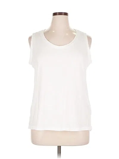 Pre-owned Nautica Sleeveless T-shirt In White