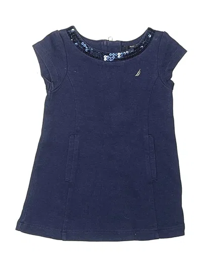 Pre-owned Nautica Babies' Sleeveless Top Blue Scoop Neck Tops