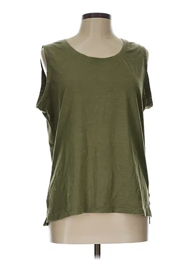 Pre-owned Nautica Sleeveless T-shirt In Green