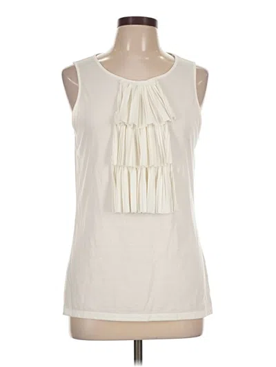 Pre-owned Nautica Sleeveless T-shirt In Ivory