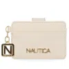 Nautica Slim Card Case Wallet In Neutral