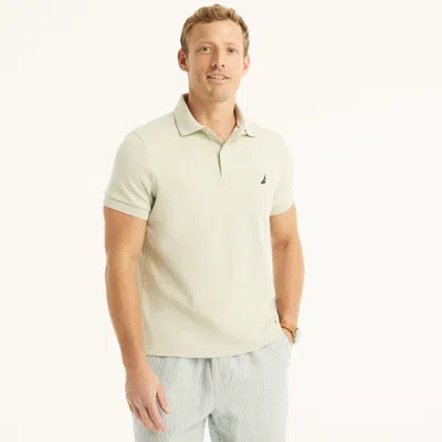 Nautica Slim Fit Interlock Deck Polo In Grey